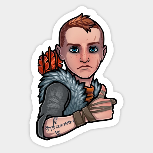 Atreus Thumb up Sticker by Nightgrowler